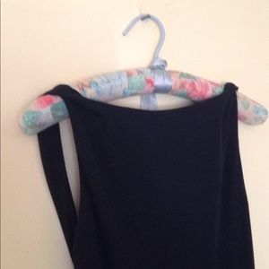 Laundry midi black backless dress